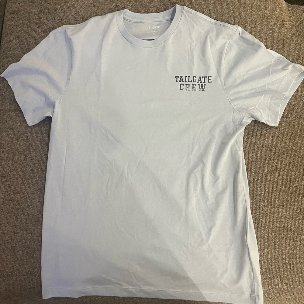J Crew Men’s light blue Tailgate Tshirt